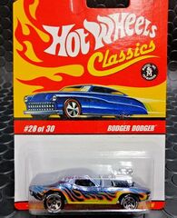 ﾎｯﾄｳｨｰﾙ　1/64　ﾀﾞｲｷｬｽﾄﾓﾃﾞﾙ　 ｸﾗｼｯｸｼﾘｰｽﾞ★RODGER DODGER　ロッジャーダッジャー　　--BLUE--　ダッジ・チャージャーがモチーフ！解る？　
