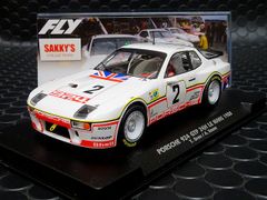 FLY 1/32 ｽﾛｯﾄｶ-　A2025◆ Porsche 924 Turbo Le Mans 1980　#2/ Dron/Rouse -　★924ターボ　再入荷！