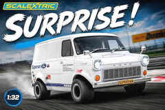 Scalextric 1/32 ｽﾛｯﾄｶｰ　 C4650◆  Ford  Transit Mk1 "Supervan"  ハイディティ―ル  ◆ フォードトランジット　スーパーバン　新発売！