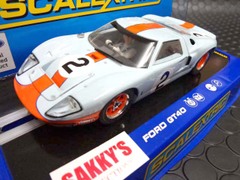 scalextric1/32 ｽﾛｯﾄｶｰ　　 C3325◆Ford GT40 "Gulf" 　#2 Daytona-24 　　　U.S.A.限定モデル　メーカー絶版★待望の再入荷！