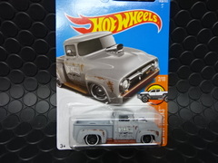 Hotweels　1/64　ﾀﾞｲｷｬｽﾄﾓﾃﾞﾙ　★CUSTOM　'56　FORD TRUCK　ペイントの感じも最高の仕上がり★気持ちいいほどカッコいいローダウン！