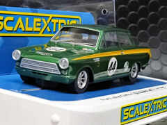 Scalextric 1/32 ｽﾛｯﾄｶｰ　C4540 ◆ Ford Lotus Cortina　”Goodwood 2023”   #44/Andrew Jordan - David Dickenson、　グッドウッド出場の美しいコルチナ　新発売　◆　入荷完了！　