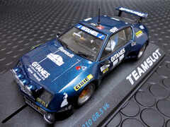 Team Slot 1/32　ｽﾛｯﾄｶｰ　12502◆ALPINE A310 #1　"RALLYE DU VAR '76"　ジタンカラーのアルピーヌ◆再入荷しました。