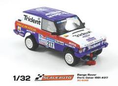 Scaleauto 1/32 ｽﾛｯﾄｶ-　SC-6088◆ Range Rover Trident Paris Dakar 1991 "Africa Legends Collection" #217　　200台限定生産のレジン製スペシャルモデル　200台限定　★再入荷！