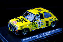 FLY 1/32 ｽﾛｯﾄｶｰ　a2097◆ Renault 5 Turbo  #9/Bruno Saby-Francoise Sappey.​​​​​​​   Rally Monte-Carlo 1982, 5th.　　ルノ－5ターボ "New-Man"　新発売！★入荷しました！