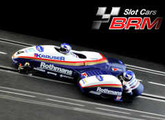 BRM 1/18 ｽﾛｯﾄｶｰ 　SDC03 ◆ SIDECAR TTM/BEO-YAMAHA ”Rothmans ” 　#4/Rolf Biland - Kenny Willams.　- World Champion of  FIM Sidecar Championship1987-　　2026最新モデルのサイドカーレーサー！　★再入荷完了～