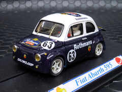 P.R.S.  1/32 ｽﾛｯﾄｶｰ   ◆ Fiat Abarth 595 "Rothmans"　フィアット595アバルト　”ロスマンズ”　レジン製 完成モデル　Made in Italy　◆コレクター必見！ P.R.S.のフィアット595アバルト　