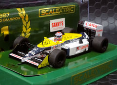 Scalextric 1/32 ｽﾛｯﾄｶｰ　C4309 ◆ Williams FW11B  #6  1987 World Champion - Nelson Piquet. 　ネルソン・ピケのウィリアムズ　FW11◆待望の再荷！