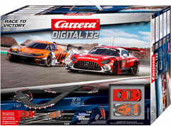 Carrera digital 132 ｺｰｽｾｯﾄ　30023◆ 「レース トゥ ビクトリー」set.   Race to Victory Set,  Digital 132 w/Lights  Wireless Controllers コース全長は圧巻の約8m　★ワイヤレスコントローラー付の超豪華コースです！ 