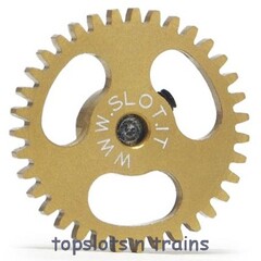 Slot It製　1/32ｽﾛｯﾄｶ-ﾊﾟｰﾂ　　GS1835★軽量スパーギヤー　　サイドワインダー用　35t/18mm　　　　　◆加速爽快！