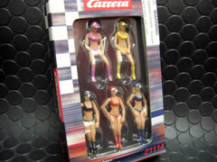 Carrera 1/32 ｺｰｽｻｲﾄﾞ ｱｸｾｻﾘｰ　　21114◆ピット・ベービーズ 5体セット/PIT BABES FIGURES  　貴方のマシンにも！★キャンペーンガール！