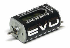 NSR　1/32　ｽﾛｯﾄｶｰﾊﾟｰﾂ　　3028◆キング モーター　ブラック　38500rpm/365g　ロングカン　　MagneticEffect★もっと高回転･激速3.8万！ 