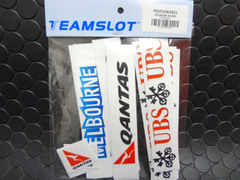 Team Slot 1/32　ｼﾞｵﾗﾏ用 ｱｸｾｻﾘｰ　　6363021◆スポンサーデカール　（オセアニア #1）　　"SPONSOR MURO "OCEANIA #1"　　10枚入り　　　建物やガードレール、コーナーウォールに！◆小さな工夫でニクイ演出！