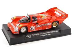 Slot it　1/32 ｽﾛｯﾄｶｰ　　CA09H ◆PORSCHE 962 KH　　”JAGERMEISTER” 　#20/ G Berger & W Brun　　HOCKENHEIM 1000KM 1985　　　G.ベルガ―とW.ブルン組のイエーガー・ポルシェ！★再入荷！