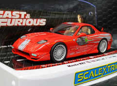 scalextric1/32　ｽﾛｯﾄｶｰ　C4592◆ Mazda RX7 - Dom Turetto.　映画「ワイルドスピード」　 "The Fast And The Furious"  ドム・トレットのMAZDA　RX-7　FD3S！◆入荷完了～
