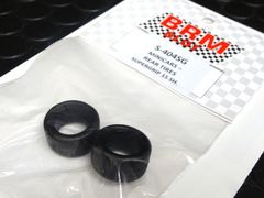 BRM 1/24 ｽﾛｯﾄｶｰﾊﾟｰﾂ 　RS404sg◆BRMのNSU & SIMCA用　ベリーソフト・スリックタイヤ(2本入り).　Rear rubber tyres - supergrip (15 shore)　　１/24-NSU・SIMUCA用！★純正ハイグリッ/