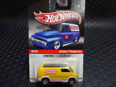 HOT WHEELS　1/64 ﾀﾞｲｷｬｽﾄﾓﾃﾞﾙ　　◆1977 CUSTOM DODGE VAN　　人気！希少モデル　◆入荷！