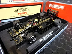 NSR 1/32 ｽﾛｯﾄｶｰ　NSR-SET21　◆”NSR Historic Line”　Formula 86/89　 J.P.S.　#12/Ayrton Senna　　セナのヘルメットはペイント済み！◆入荷完了！