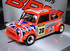 BRM 1/24 ｽﾛｯﾄｶｰ 　BRM181 ◆ Mini Cooper 　#20 Owens Mini Miglia Challenge 2012.   ミニ・ミリアチャレンジ2012　　1/24スケール  1/32コースで走れます。★入荷！