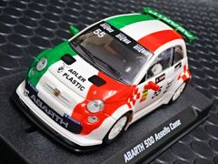 NSR　1/32 ｽﾛｯﾄｶｰ　　　0015◆ ABARTH 500 　white Trofeo Abarth Italia ＃55　Limited Edition 　トリコロ―レ・カラーが最高でしょ！！★再入荷！