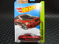 ﾎｯﾄｳｨｰﾙ　1/64　ﾀﾞｲｷｬｽﾄﾓﾃﾞﾙ　 H/W 2015★  BENTLEY CONTINENTAL SUPERSPORTS　2015/レッド★ベントレーコンチネンタル！