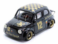 P.R.S.  1/32 ｽﾛｯﾄｶｰ   ◆ Fiat Abarth 595 "JPS"　　レジン製 完成モデル　Made in Italy　◆コレクター必見！ P.R.S.のフィアット595アバルト。解る方だけどうぞ～　