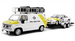 Avantslot 1/32 ｽﾛｯﾄｶｰ　Avant-Slot / Limited Edition◆”Opel Euro Team”  OPEL MANTA with WORKING SERVICE VAN ＆ TRAILER.　特別限定モデル!◆まもなく再入荷予定。