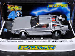 Scalextric 1/32 ｽﾛｯﾄｶｰ　C4541 ◆飛行モードの デロリアン　映画「バック トゥ ザ フューチャー2」 ”BACK TO THE FUTUREⅡ” 　空飛ぶデロリアン　★新発売・入荷完了！