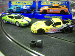 ｵﾘｼﾞﾅﾙ･ﾒｲﾄﾞ 1/32 ｽﾛｯﾄｶｰﾊﾟｰﾂ 　★ウレタン・スリックタイヤ◆Scalextric/コルベットC6R、F430、NissanGTR、Ford-GT　など用　　　20x12ｻｲｽﾞ◆リヤ2本set　　　　　レース用ウレタンタイヤ from U.S.A.★感激グリップ！　 