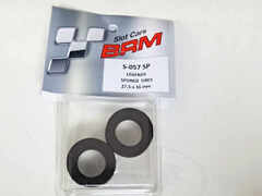 BRM 1/24 ｽﾛｯﾄｶｰﾊﾟｰﾂ 　BRMS-057S◆BRMのレーシングレジェンド用（1/24）スポンジ レーシングタイヤ(x2).　表記サイズ27.5X16ｍｍ 　★BRM純正スポンジタイヤ　6月初旬に再入荷決定！！