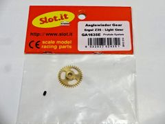 SlotIt製　1/32 ｽﾛｯﾄｶ-ﾊﾟｰﾂ　　GA1629E★アングルワインダー用　高精度アルミ製スパーギヤー　　29T/16mm径　　歯数は各種御座います。◆高精度スパーギヤー！