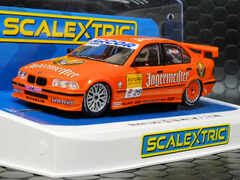 Scalextric 1/32 ｽﾛｯﾄｶｰ　　C4624◆ BMW E36 320i  ”Jagermeister” #26/Christian Menzel   STW 1996.　 クリスチャン・メンツェルの　BMW-E36　320i　イエーガーマイスター ★カッコいいE36イエーガーが新発売！