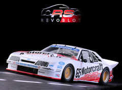 Revoslot　1/32 ｽﾛｯﾄｶｰ　 RS0319 ◆Ford Mustang GTO　”Motorcraft”　#65/Wally Dallenbach Jr、John Jones、Doc Bundy .　”モータークラフト” マスタング　'85デイトナ24-GTOクラス優勝車！　金属製シャシー採用　★もうすぐ新発売！ご予約受付中～