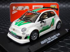 NSR　1/32 ｽﾛｯﾄｶｰ　0101◆FIAT 500 ABARTH 　#77 "Alitalia" --white--　アリタリアカラーが最高！！★入荷！
