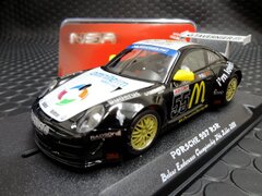 NSR　1/32　ｽﾛｯﾄｶｰ 　　1185AW◆Porsche 997 GT3 RSR 　Belgian Belcar GT Championship　 24Hr Zolder　McDonald's Racing Team Bouillon　#55/Tavernier, Meulder ,Ryheul 　EVO3-KING / AW 　 　teamマクドナルド・ポルシェが再入荷！