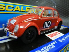 Scalextric1/32　ｽﾛｯﾄｶｰ　C3484 ◆Volkswagen Beetle 　#110/Bill Bengry　  1961 British RAC Championship Rally  Winner 　　RACラリー優勝車/ﾊｲﾃﾞｨﾃｨｰﾙ・ライト点灯★激レア・絶版！