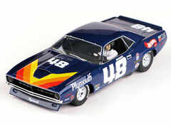 SCX Digital 1/32　ｽﾛｯﾄｶｰ D-14000 ◆ Plymouth Barracuda 　#48 Dan Gurney 　ダンガーニのAARクーダは入手困難。★コレクションに加えてください！