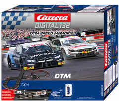 Carrera　digital132 ｺｰｽｾｯﾄ　30015◆DTM Speed Memories Set　"DTMスピードメモリー" コースセット      BMW＆ ベンツ 2台入りフルセット　全長7.3ｍのロングコース、お家でDTMレース！！★人気商品、DTMスピードメモリー入荷！！ 