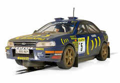 Scalextric 1/32 ｽﾛｯﾄｶｰ　C4555A◆Subaru Impreza WRX #5/Carlos Sainz. Monte Carlo Rally 1995 winner -Weathered version-　4WD/ハイディティールモデル　★ウェザリングバージョンまもなく入荷予定！