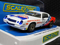 Scalextric 1/32 ｽﾛｯﾄｶｰ　C4300◆ Chevrolet  Camaro Z28 　＃77/Peter John. 　DTM 1982.　　カマロZ‐28でDTMに参戦してんですね！　★新発売・入荷しました！