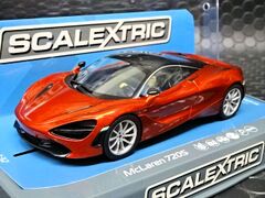 scalextric1/32　ｽﾛｯﾄｶｰ　C3895◆McLaren 720S 　 Azores Orange 　 マクラーレン720Sが新登場！！