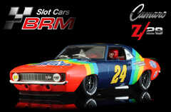 BRM 1/24 ｽﾛｯﾄｶｰ 　BRM197 ◆Camaro Z28 1969 - Gordon First Win Tribute #24　　ジェフゴードン 初優勝トリビュート！　1/24　★もうすぐ入荷します！ご注文を！