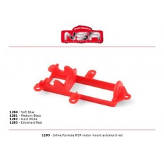 NSR 1/32 ｽﾛｯﾄｶ-ﾊﾟｰﾂ　　1283◆ Formula86/89用 インライン・モーターマウント　エクストラハード/Red　入荷！