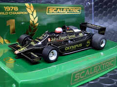 Scalextric 1/32 ｽﾛｯﾄｶｰ　C4494◆Lotus 79 ”John Player Special”　#5/Mario Andretti.　　1978 World Champion Edition. 　マリオ・アンドレッティ―のロータス79/J.P.S. ◆新発売・入荷完了～