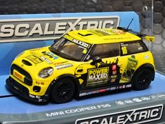 Scalextric 1/32 ｽﾛｯﾄｶｰ　C3742◆BMW MINI Cooper F56 -#16/Harry Vaulkhard joined　 MINI Challenge 2015　ハイディティールモデル★前後ライト点灯！◆再入荷