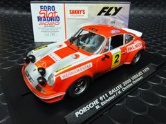 FLY　1/32 ｽﾛｯﾄｶ-　E2007 ◆PORSCHE 911 　#2/ Marc Etchebers, Marie-Christine Etchebers.　Rally 2000 Virajes 1974 - Limited Edition of 150.　★希少・限定モデル！