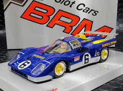 BRM 1/24 ｽﾛｯﾄｶｰ BRM-158◆ Ferrari 512M  #6/Mark Donohue - David Hobbs.  12h Sebring 1971. ”Team Penske Racing”.　セブリング12時間・出場車！★1/24 スノコ フェラーリ512Mお勧め！