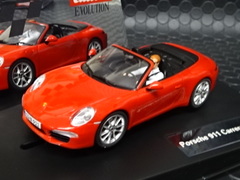 Carrera Evolution 132 ｽﾛｯﾄｶｰ　27534◆PORSCHE  911 Carrera S Cabrio (red),　快速アナログ仕様　★真っ赤なコンバーチブルがイイね！！