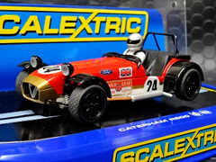 Scalextric 1/32 ｽﾛｯﾄｶｰ　 ◆Caterham　 R500 　-"Gold Leaf-Team lotus" livery- 　オリジナルペイント のワンオフ スペシャルモデル！★もちろん１点モノです。