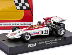 Slot It /Policar　1/32　ｽﾛｯﾄｶｰ 　PC-CAR02E ◆LOTUS 72  F1　#29/Dave Charlton　British Grand Prix, Brands Hatch 1972 　ロータス72/ラッキーストライク登場！！